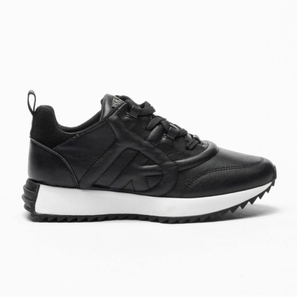 DKNY women’s Nix Lace-Up black Sneakers size 8; 8.5 walking outdoors streetwear - Picture 2 of 13